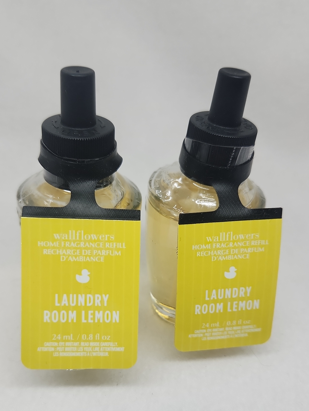 White Barn BBW Wallflower Laundry Room Lemon Home Fragrance Refill Duo